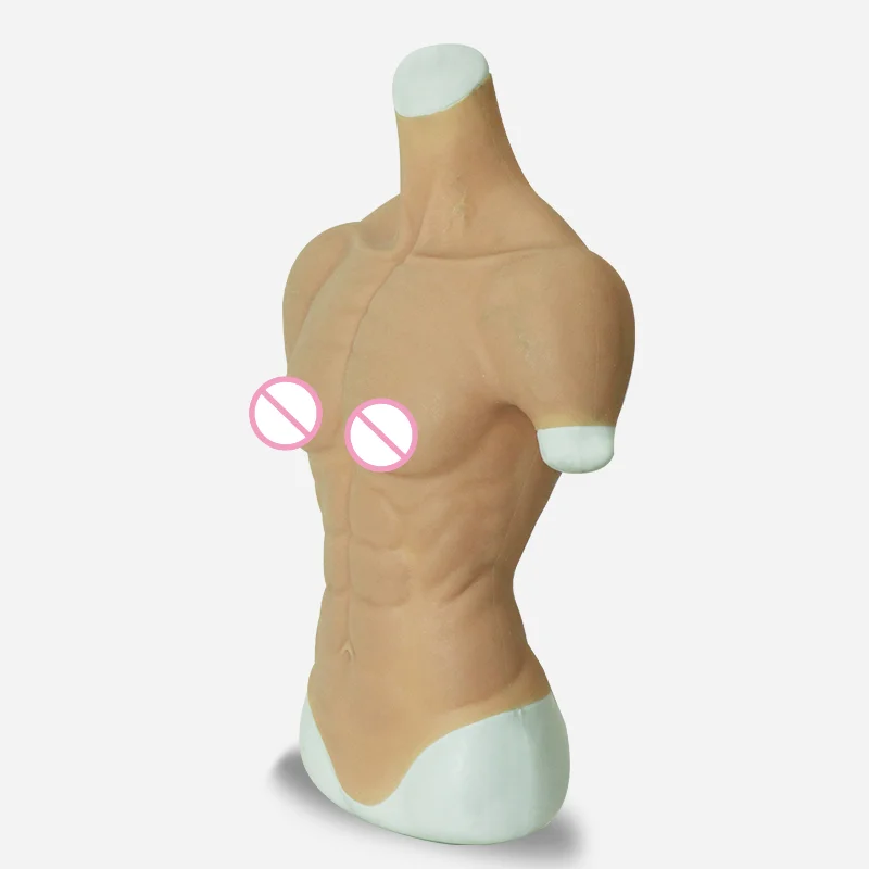 

Silicone Fake Muscle Men's Lifelike Artificial Belly Small Figure Artificial Artificial Skin