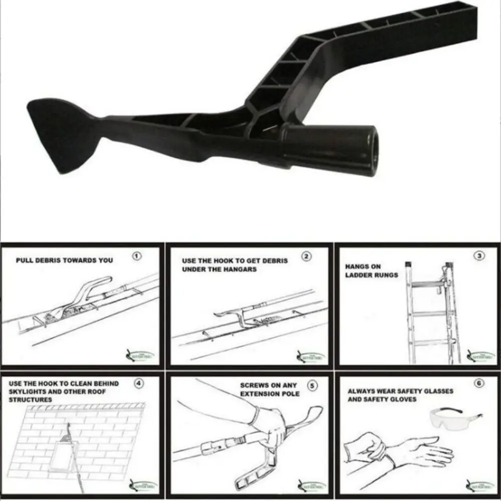 Long Handle Pipe Cleaners Tool Abrasion Resistance Thicken Drain Unclogger Ergonomic Easy to Use Drainage Channel Cleaning Tools