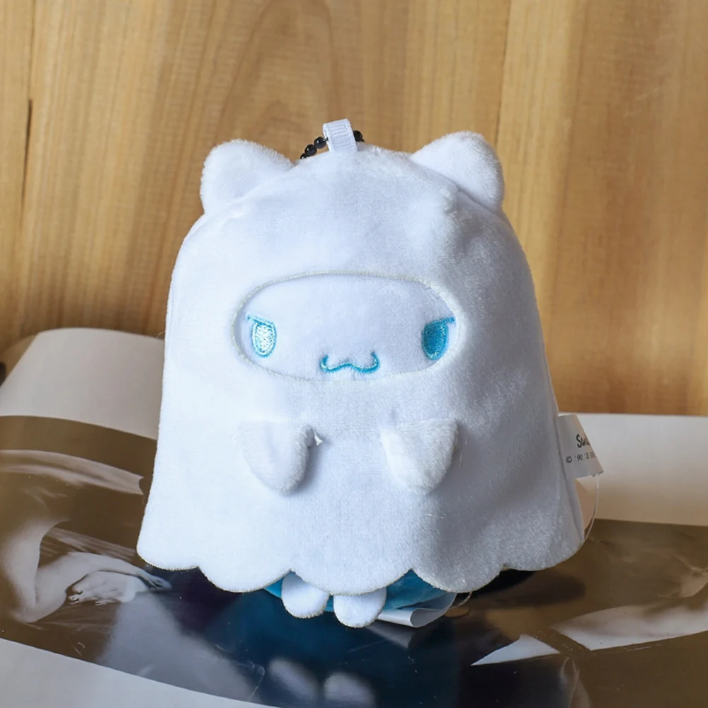 Sanrio Halloween Hellokitty Kuromi Kawaii Ghost Plush keychain Pendant Backpack pendant keychain accessorie