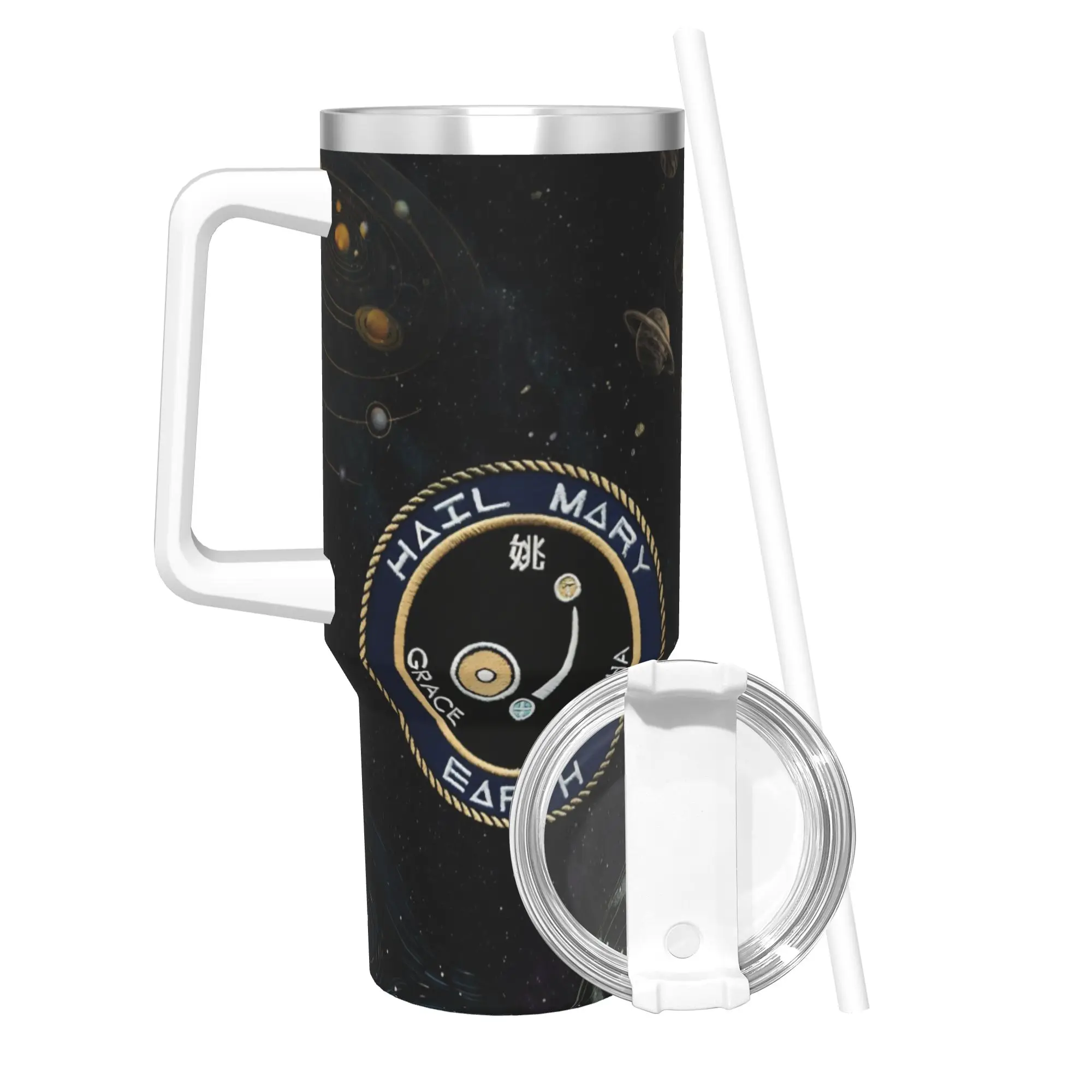Project Hail Mary Movie 2026 Tumbler Vacuum Insulated  Coffee Cups Vacuum Flask Travel Outdoor Mug Hot Cold Drink 40oz