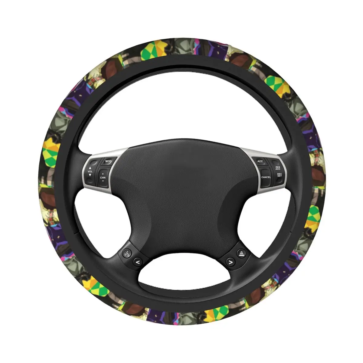 Joseph Joestar Car Steering Wheel Cover Anti-slip Anime Auto Steering Wheel Protector Car Accessories