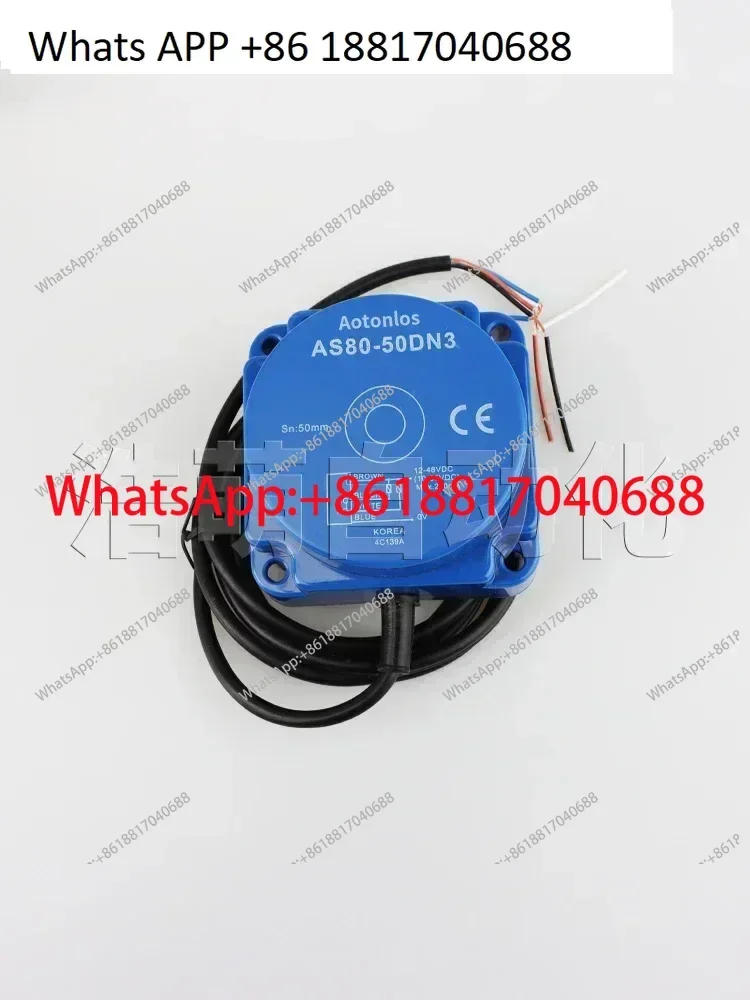 

Large square inductive proximity switch AS80-50DN3 /50DP3