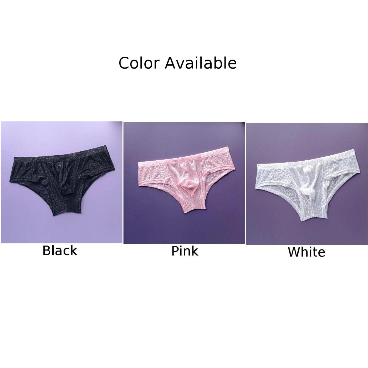 Sexy Mens Lace Pouch Underpants Low Rise Panties See-Through Men Swimmwear Briefs Soft Underwear Трусы Мужские