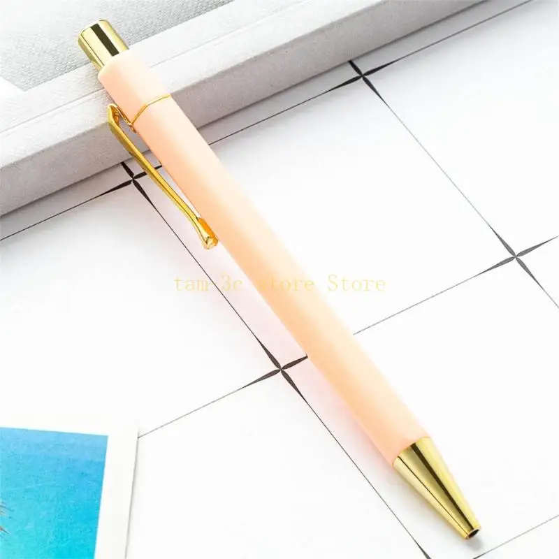 6x قلم حبر جاف قابل للسحب قلم زيتي قلم كتابة قلم أعمال للمكتب والمدرسة D0UA