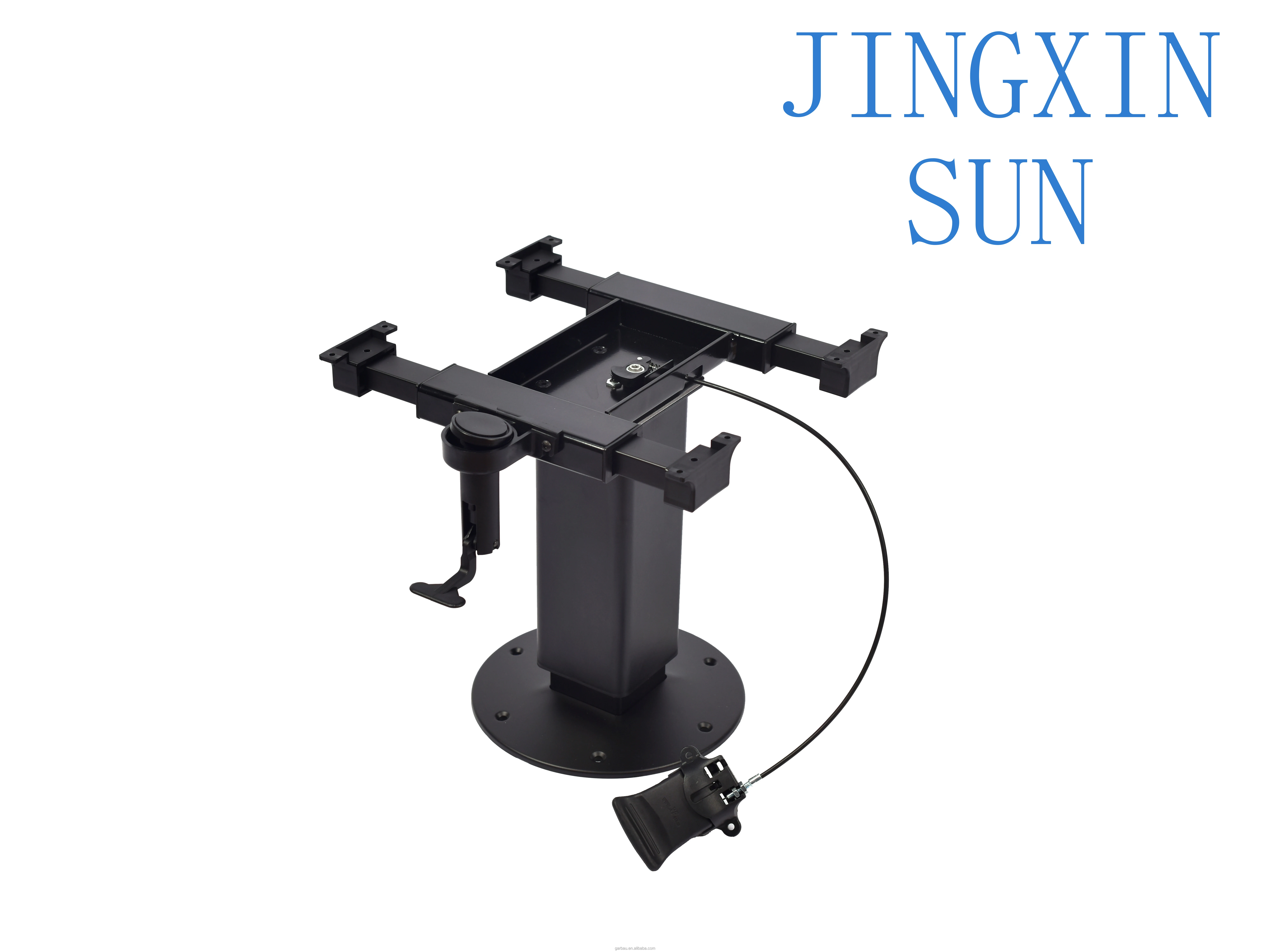 steel lifting table legs with two-way translation frame