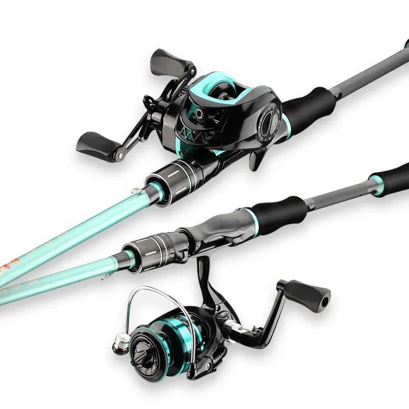 Spinning Baitcasting Lure Surf Sea Beach Casting Fiber Carbon Combo Kit Set Fishing Rod Pole Telescopic Travel Ice Fly Jigging view 5