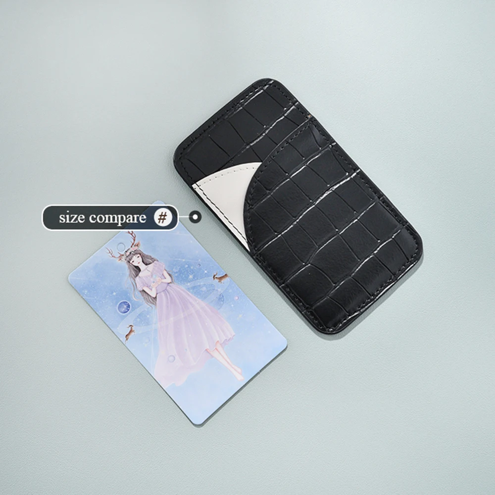 Embossed Crocodile Leather Card Holder Fashion Custom Slim Men Credit Card Case Wallet Mini Personalize Letters Women Purse