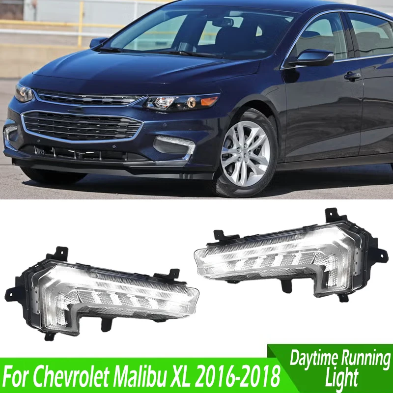 

Для Chevrolet Malibu XL 2016 2017 2018, передний бампер автомобиля, светодиодные дневные ходовые огни, противотуманные фары в сборе, передний указатель поворота автомобиля