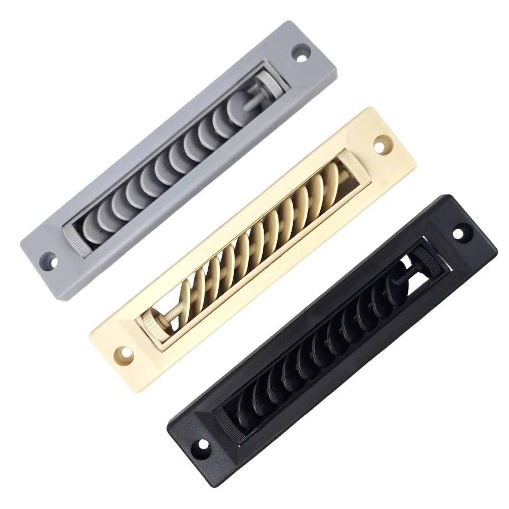For RVs with a screw hole center distance of approx. 16.1 cm Ceiling Side Air Vent Grille Plastic Roof Air Outlet Vent Grille