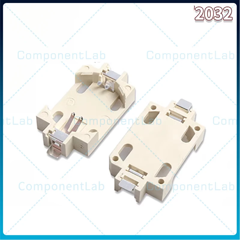 50-100pcs CR2032 3V Button Battery Holder Surface mount 3V Battery Holder 2016/2025/2032 Model Battery Holder