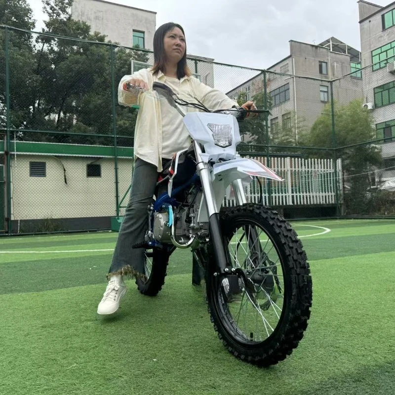 All terrain motorcycle 125cc mountain off-road vehicle two wheeled motorcycle double beam high configurationn