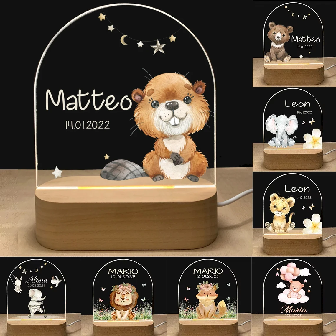 Personalized 3D Photo Lamp Custom Pet Photo Lamp 3D Acrylic Led Night Light Couple Gifts Bedroom Decor Souvenir Gift Customized