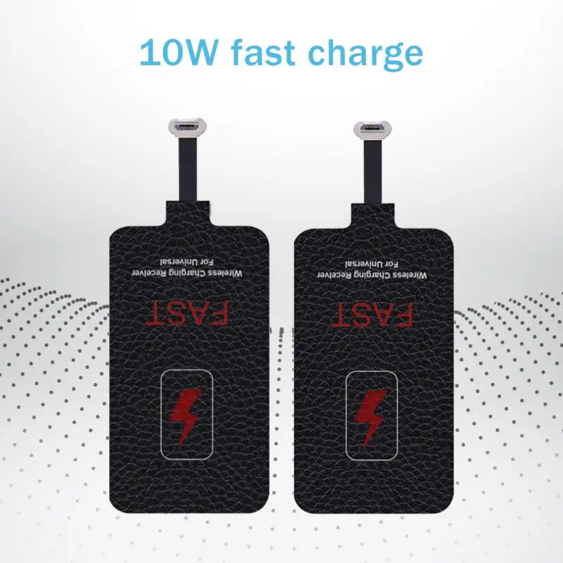 

10W ​Fast Wireless Charger Receiver 5V/2A for Charger Pad Coil for Phone 6 7 Plus Type-C Universal