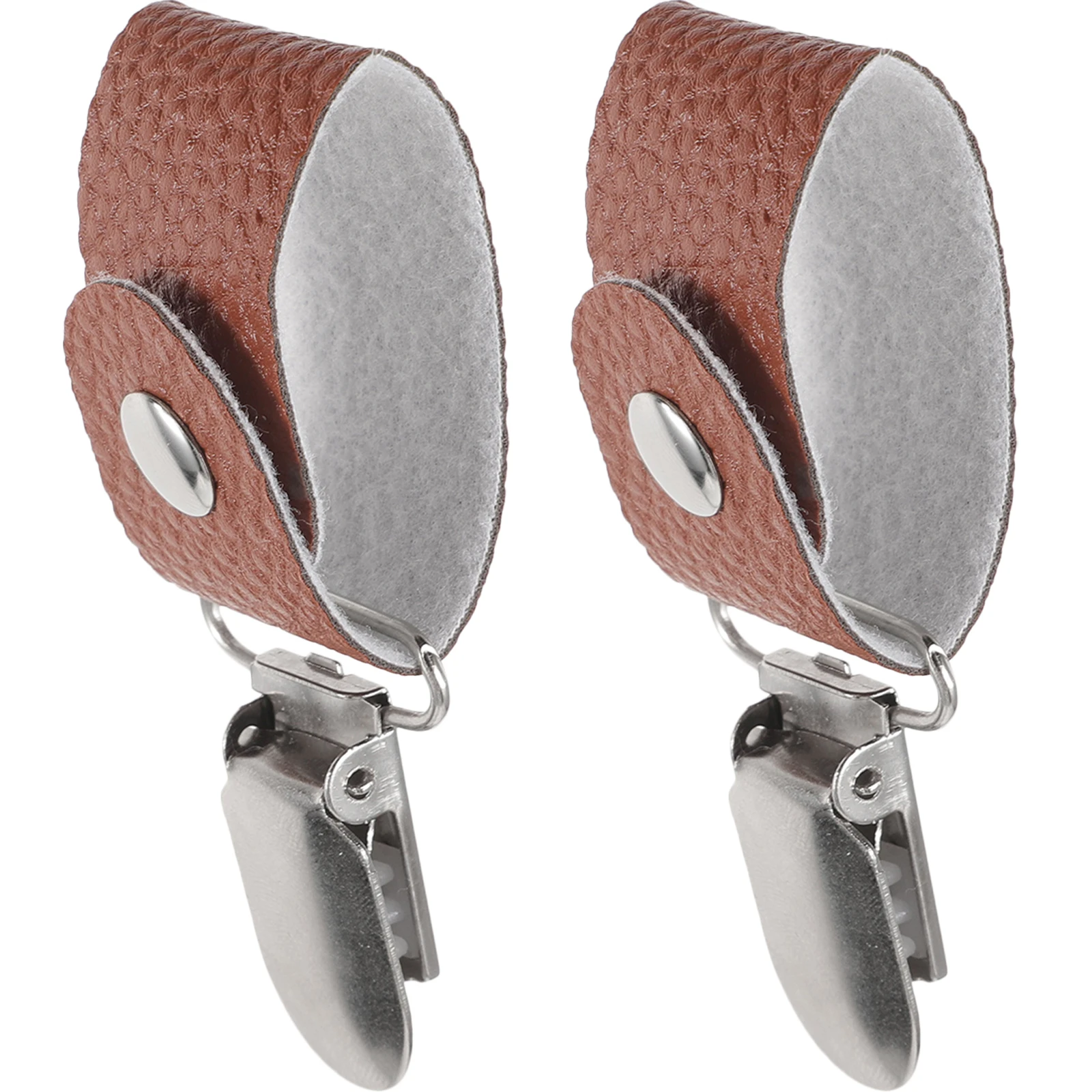 

2pcs Travel Pu Clip Windproof Hat Holder For Handbags Purse Bag Accessories Lightweight Compact Hat Travel Gadgets For