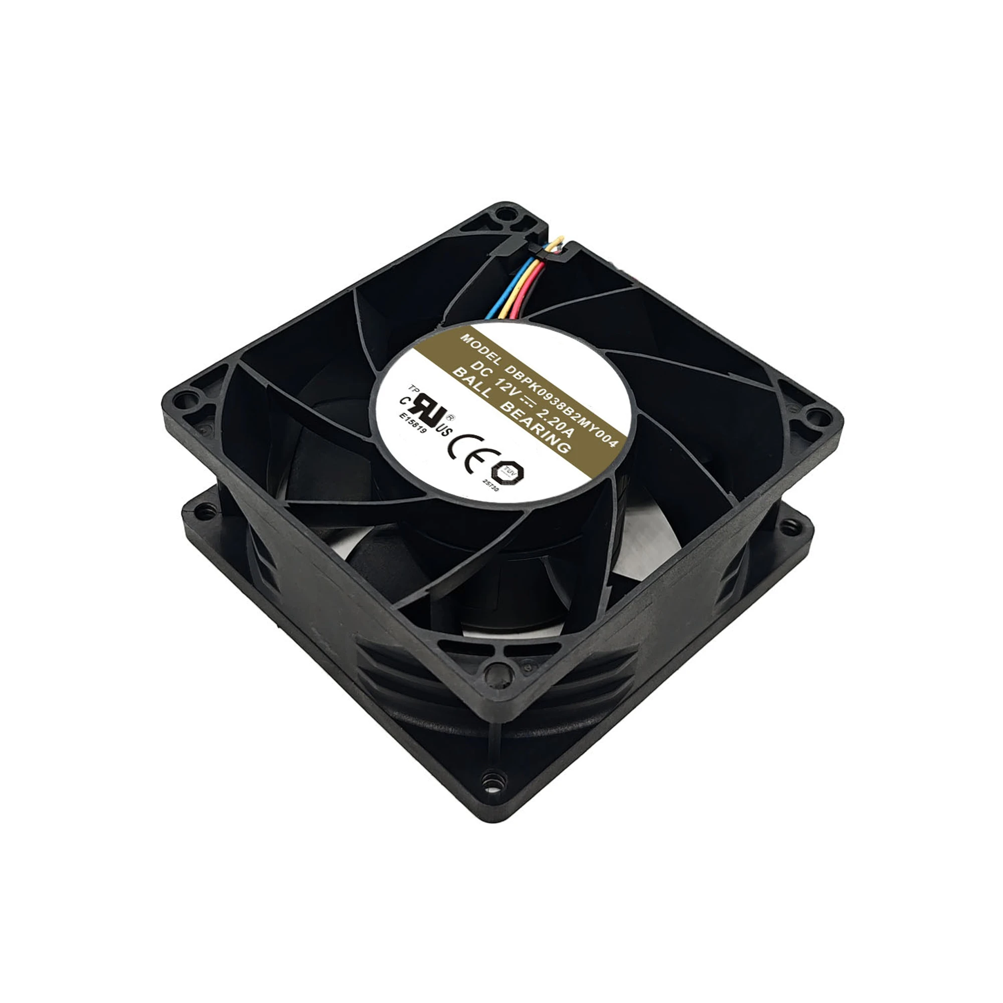 Ventilador de refrigeración DBPK0938B2MY004 DC 12V 2.20A 9cm 9038 90*90*38mm