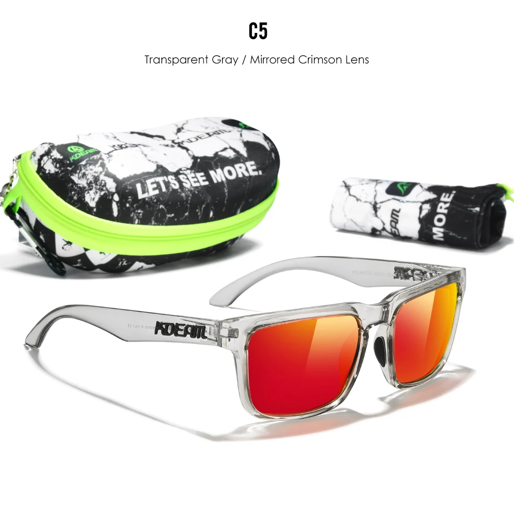 Kdeam große Herren Sonnenbrille polarisierte photo chrome Nachtsicht brille übergroße Sonnenbrille mit 154mm Breite kd332 plus