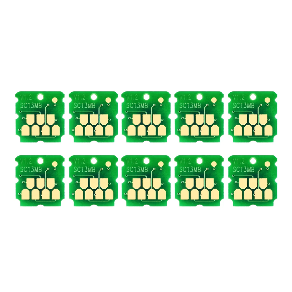 10Pcs S2100 SC13MB F570 F500 571 Maintenance Ink Tank Chip for Epson SureColor T3170 T5170 T3180 T5180 T2100 T3100 T5100 Printer