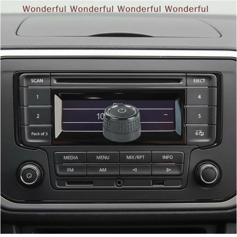 

Car Radio Knob Switch Button For Golf 6 And For 6C0919603 Precision Engineered Turn Knob For Enhanced Audio Control