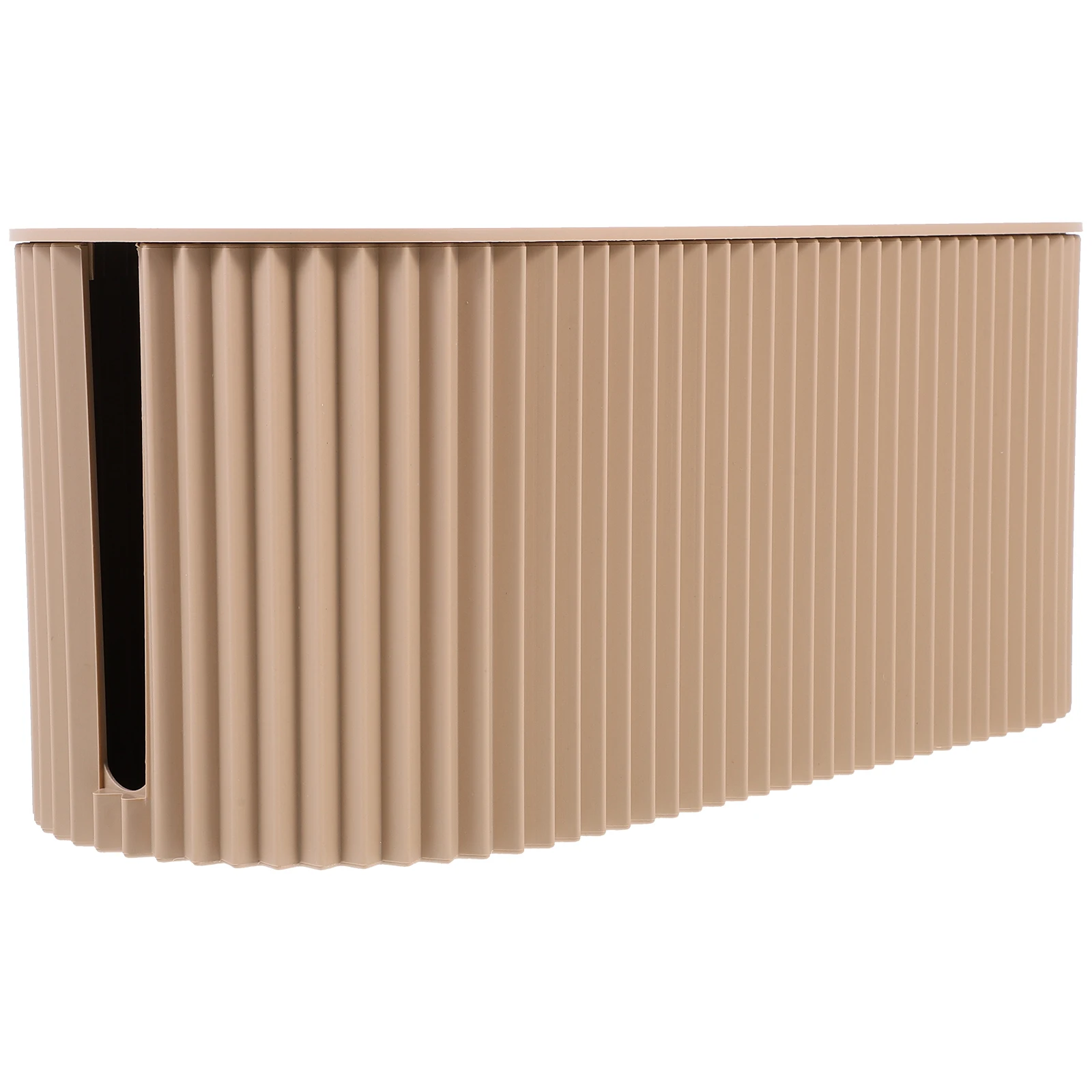 

【】Cable Management Box Desktop Socket Storage Case Cord Organizer Big Opening Durable High Grade Material Detachable Design