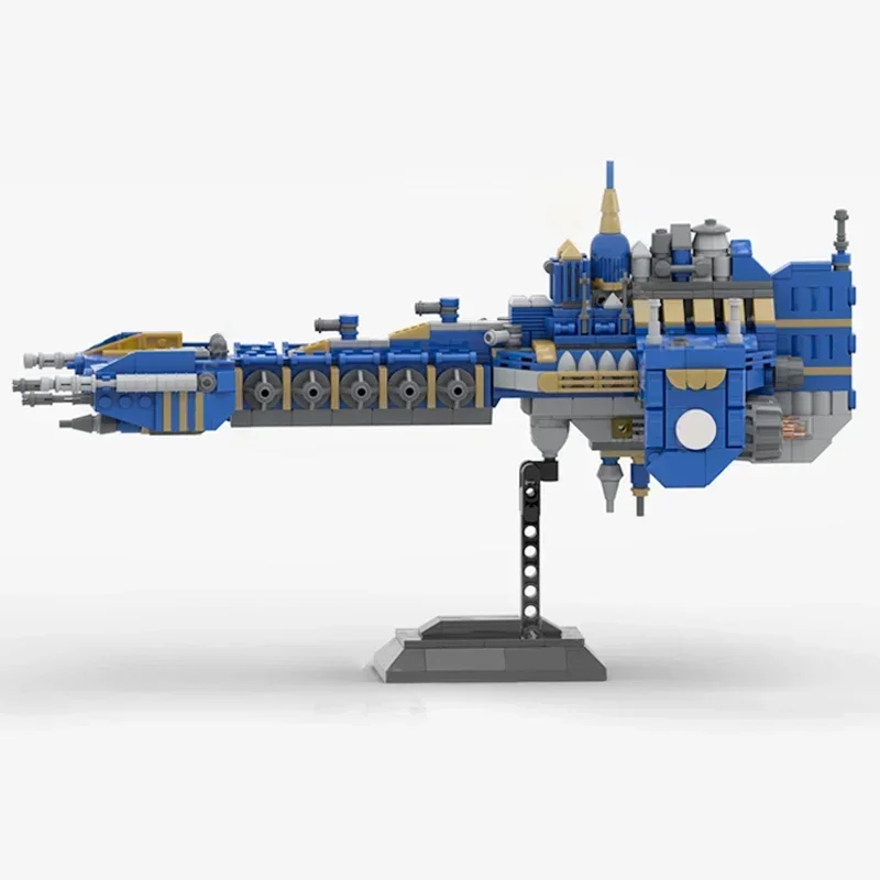 ยอดนิยมเกมอวกาศรุ่น Moc อาคารอิฐจักรพรรดิ Battle Barge เทคโนโลยี Modular Blocks ของขวัญของเล่นคริสต์มาส DIY ชุดประกอบ