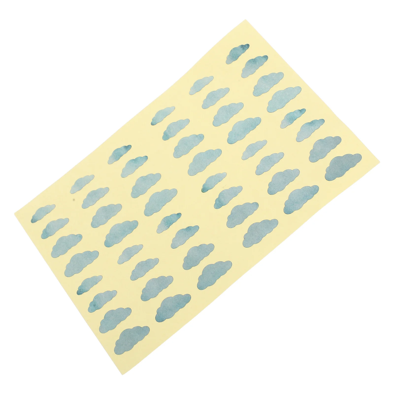 

1 Sheet Cloud Shaped Guitar Fretboard Stickers White Shell Design for Electric Guitar Ukulele Bass DIY Decorative Decals