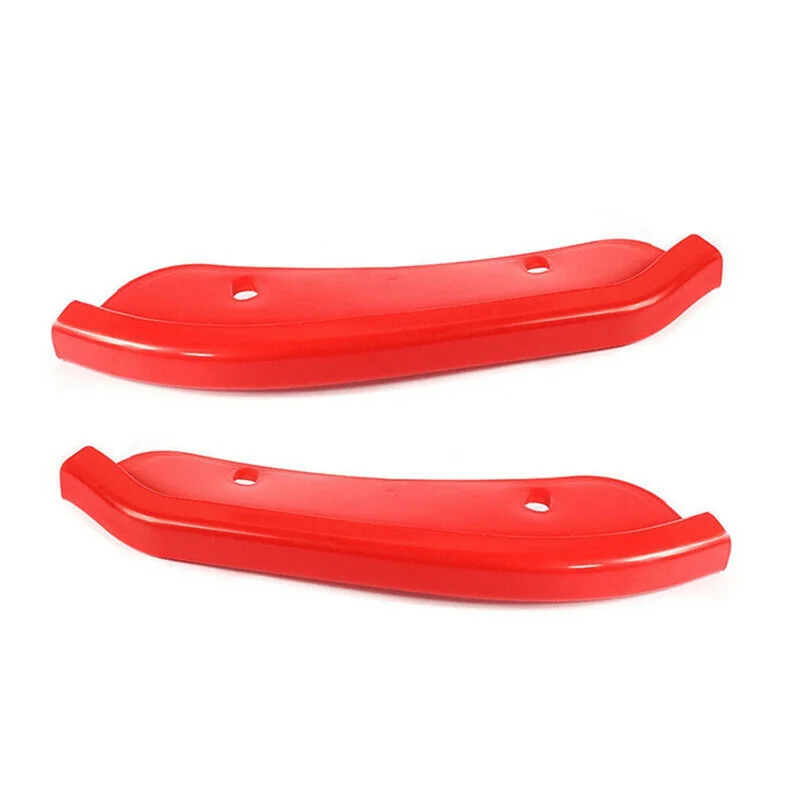 For Dodge Challenger SRT Scat Pack 68327082AA 68327083AA Front Bumper Lip Splitter Protector Red