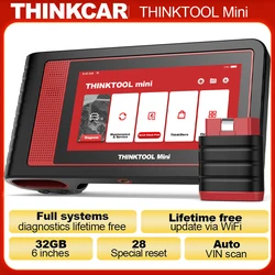THINKCAR Thinktool Mini/THINKTOOL Mini 2 OBD2 diagnostisch hulpmiddel Alle systeemdiagnose Autoscanner ECU-codering/actieve test CANFD Levenslange gratis update