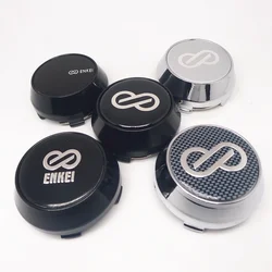 4pcs For 60mm 56mm Enkei Car Wheel Hub Rim Center Cap Cover 45mm Badge Emblem Sticker