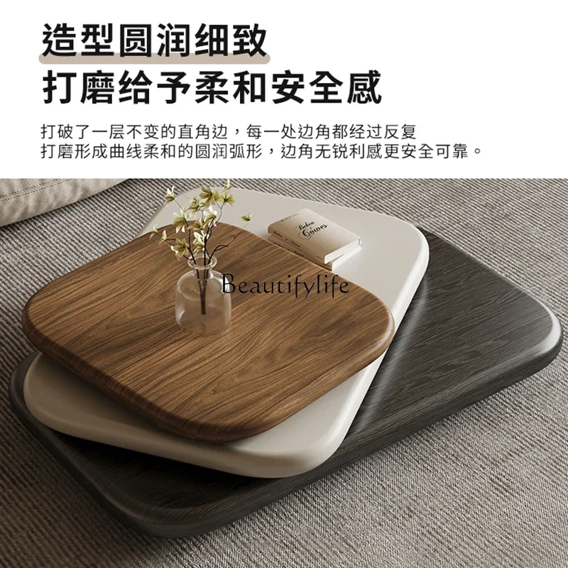 z.56*Medieval minimalist stacked square coffee table