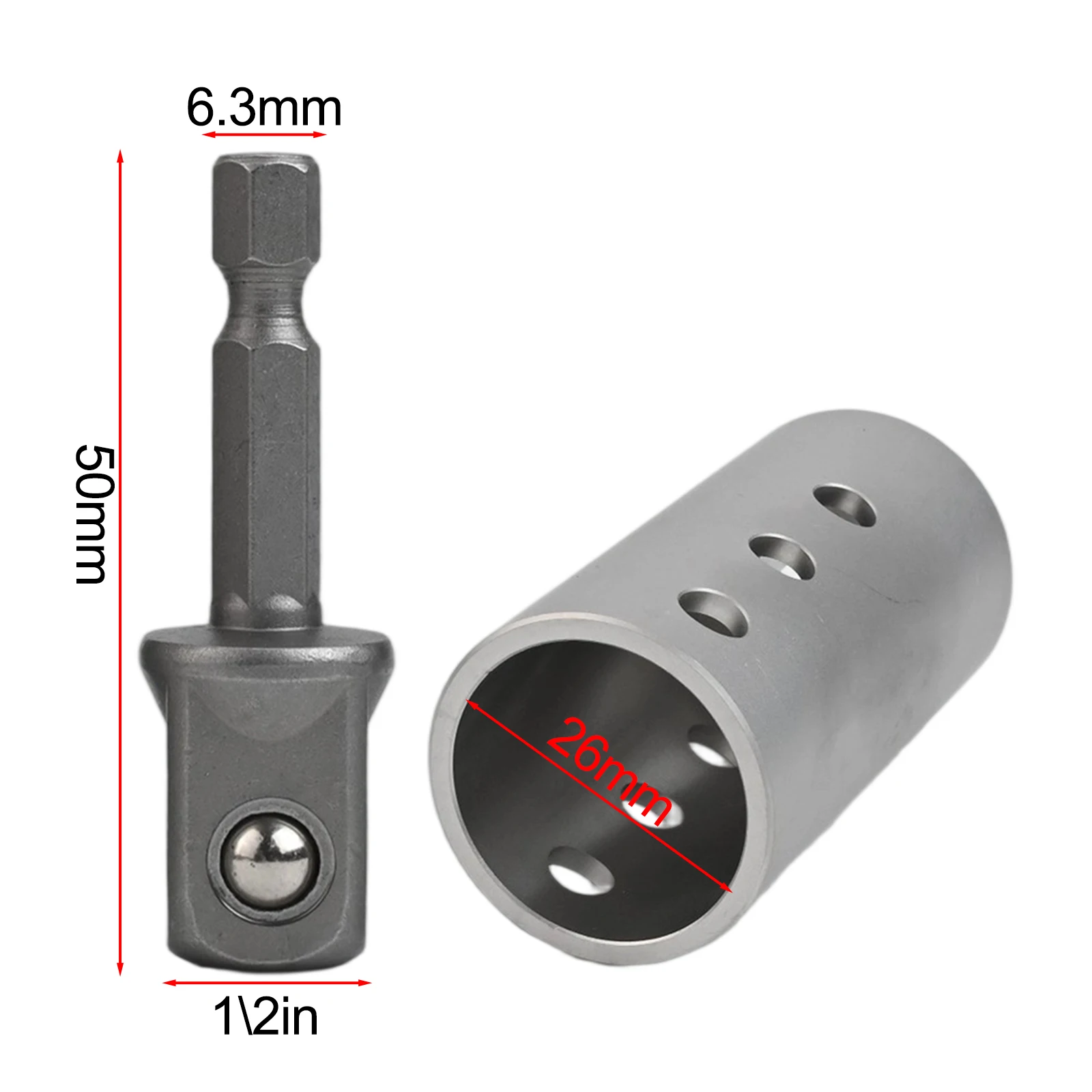 

1 2 Inch Stainless Steel Adapter High-Grade Material Versatile Compatibility Wear Resistant Design Easy Installation Accessory