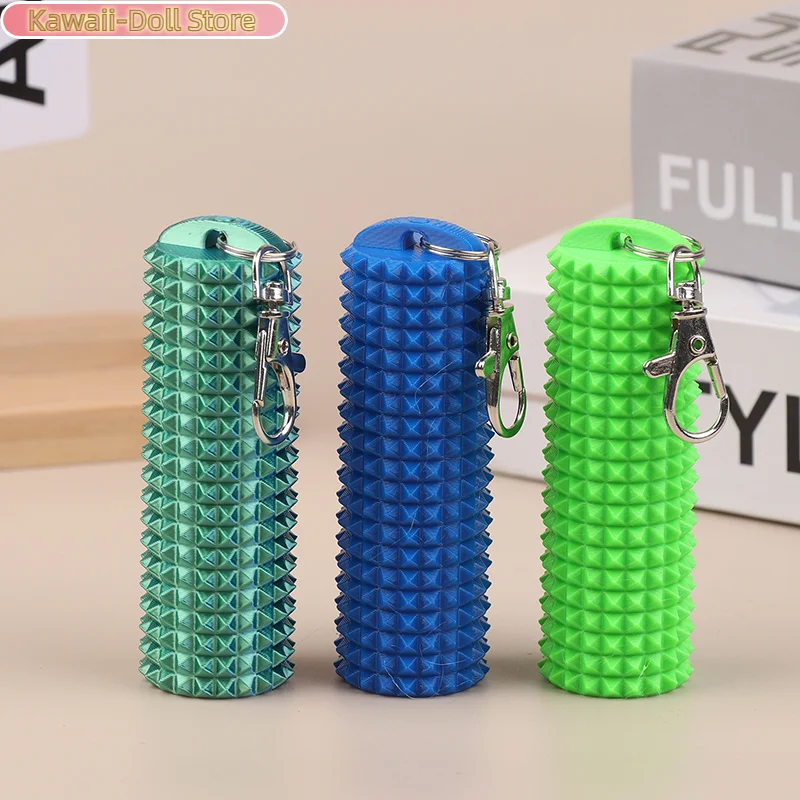 1 قطعة 6.5/8.5 سنتيمتر شائك جريبي ستيم لعبة مع سلسلة قلادة لتخفيف القلق إيجابية الجدة جيب صغير لعبة تململ صغيرة #6