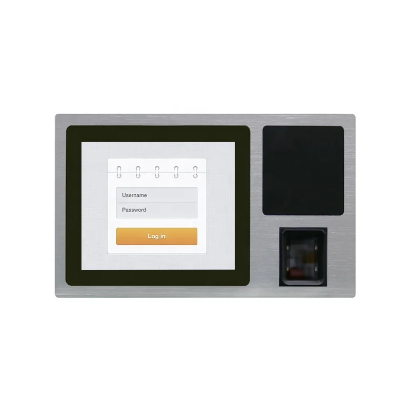 10.4-Inch Fanless All-In-One Touch Industrial Panel PC Computer With RFID & QR Code Industrial Computer Accessories