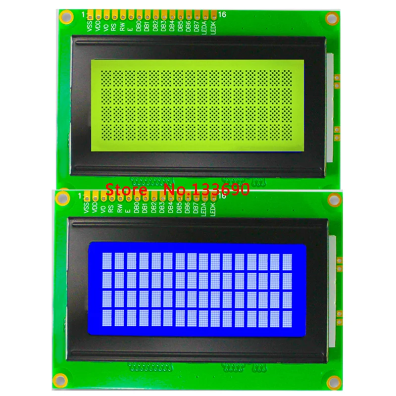 5V 1604 16x4 16*4 Character LCD Display Module Blue Or Yellow Green Port SPLC780 HD44780 Controller For MCU R3 IIC I2C TWI