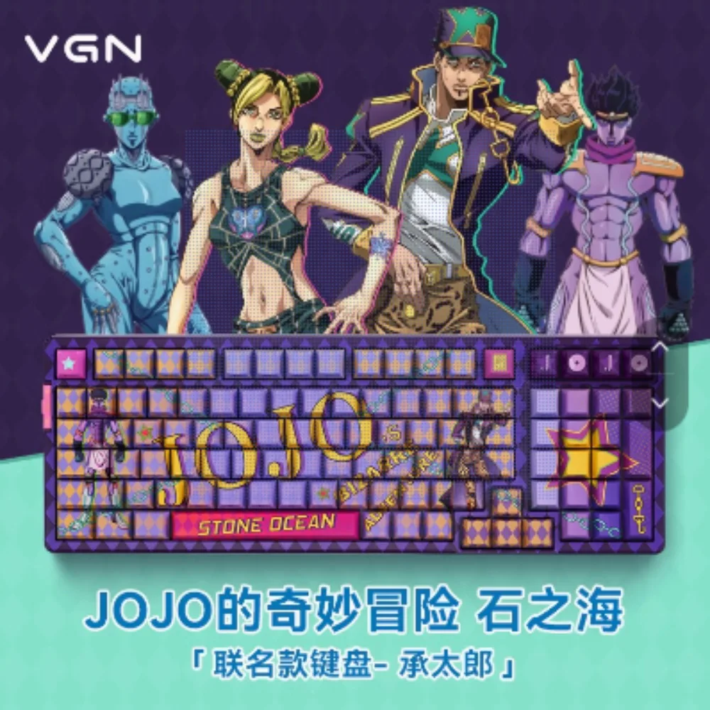 VGN V98proV2 Anime Joint Mechanical Keyboard 98 Layout 99 Key Wireless 3-Mode Hot Swap BT/2.4G/Type-c Wired Customized Gasket