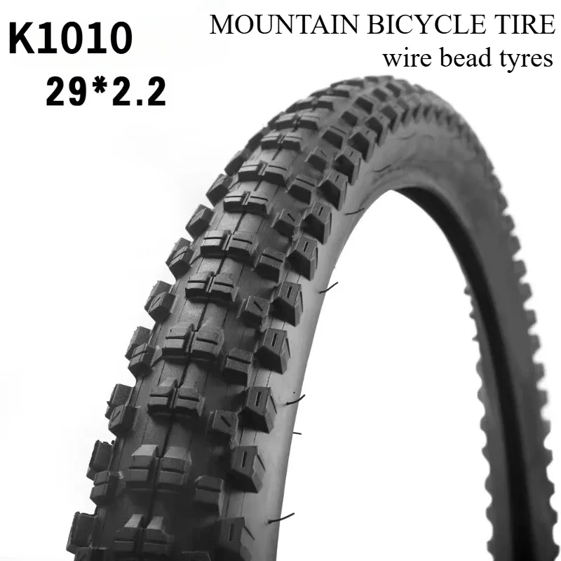 K1010 bicycle tire MTB 29er 29x2.2 60TPI wire bead tyres AM DH 29 inch mountain bike tires large tread strong grip cross-country