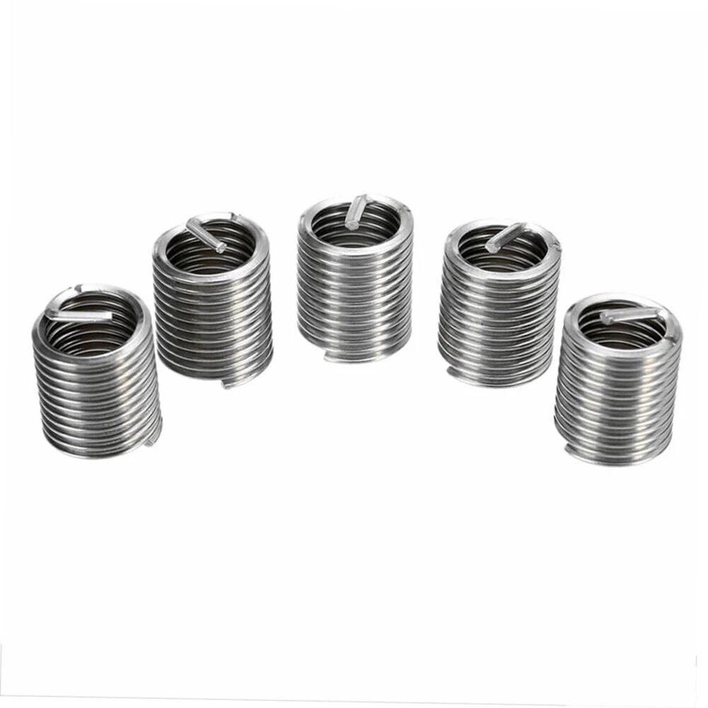 200pcs/box  304 Stainless Steel Thread Insert M3-12 Inner Thread Insert Assorted Set Parts  Accessories