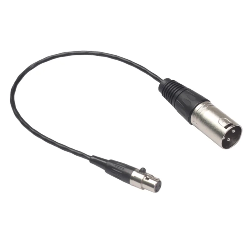 

0.3 meters large three-core mini xlr female to Canon camera camera microphone audio and video adapter cable