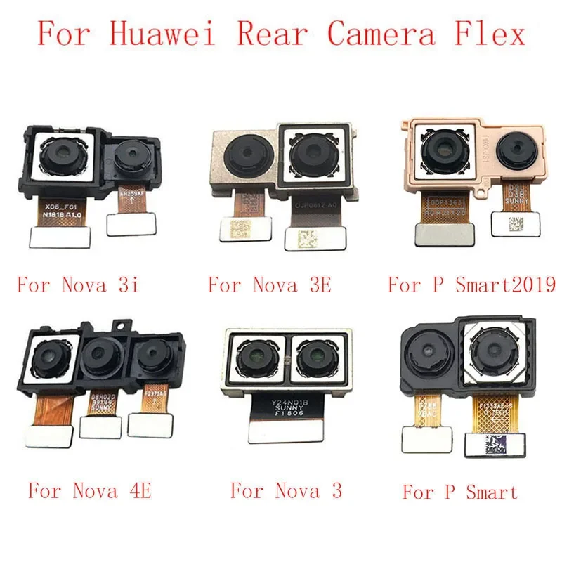 Rear Camera Flex Cable For Huawei Nova 3 3i 3E 4E P Smart 2019 Back Main Big Camera Module Repair Parts