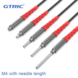 GTRIC Fiber Optic Sensor M4 With Needle Length Diffuse Reflection Coaxial Non-coaxial Diffusion Photoelectric Optical Sensor