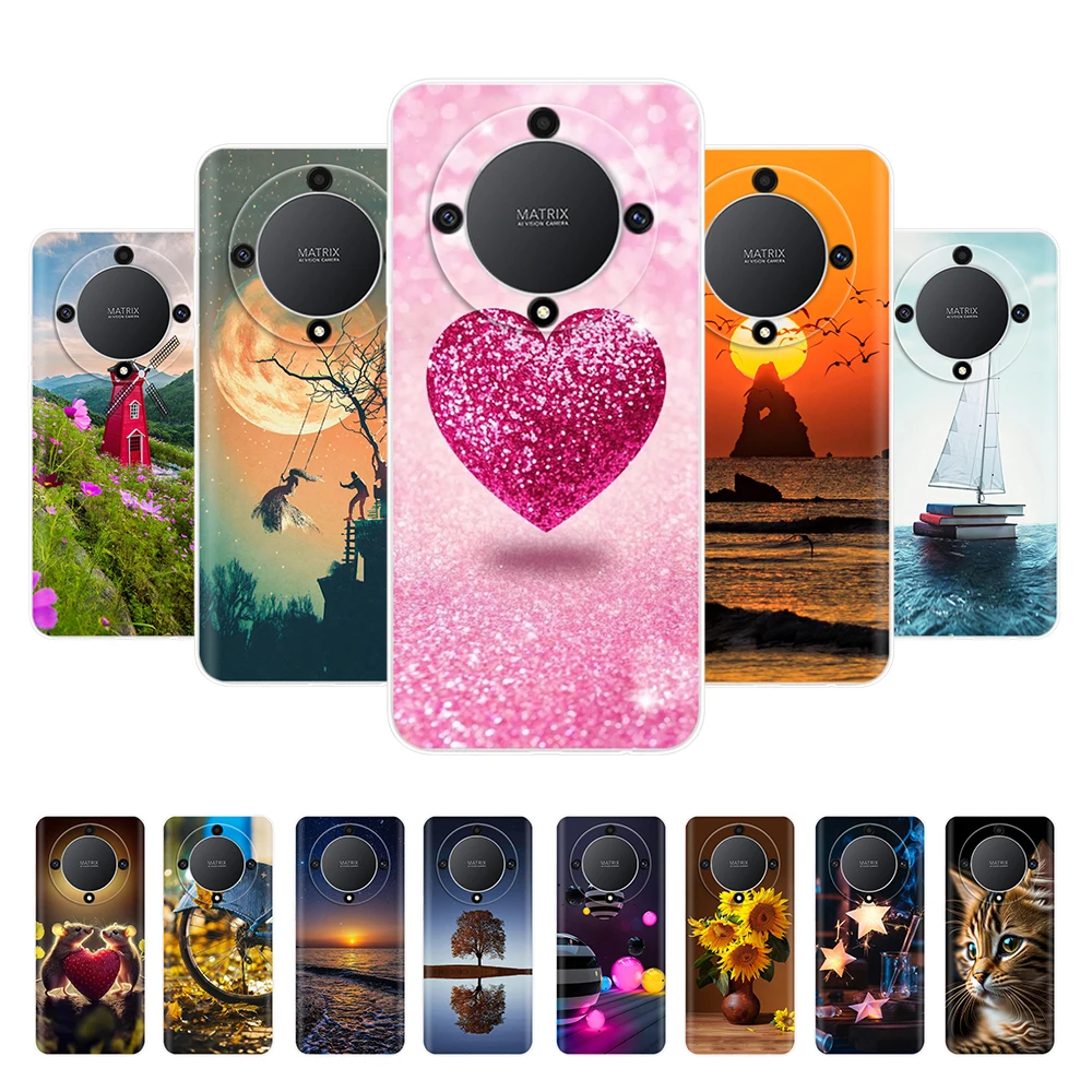 

Case For Honor Magic 5 Lite Patterned Full Protection Soft Silicone Stylish Cartoon Cover For Huawei Honor Magic 6 Lite 5G Funda