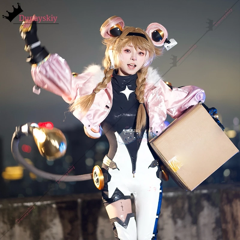 لعبة Wuthering Waves Lumi أزياء تنكرية Lumi سترة لعب الأدوار Zentai بذلة بدلة أنيمي ملابس شعر مستعار أحذية الدعامة الدعامة