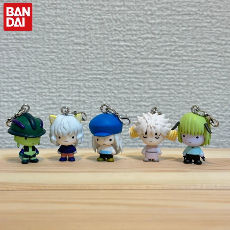BANDAI ORIGINAL GASHAPON Hunter x Hunter Meruem Komugi Neferpitou Figura Llavero Anime Coleccionable Chimera Ant Arc Mini Figura