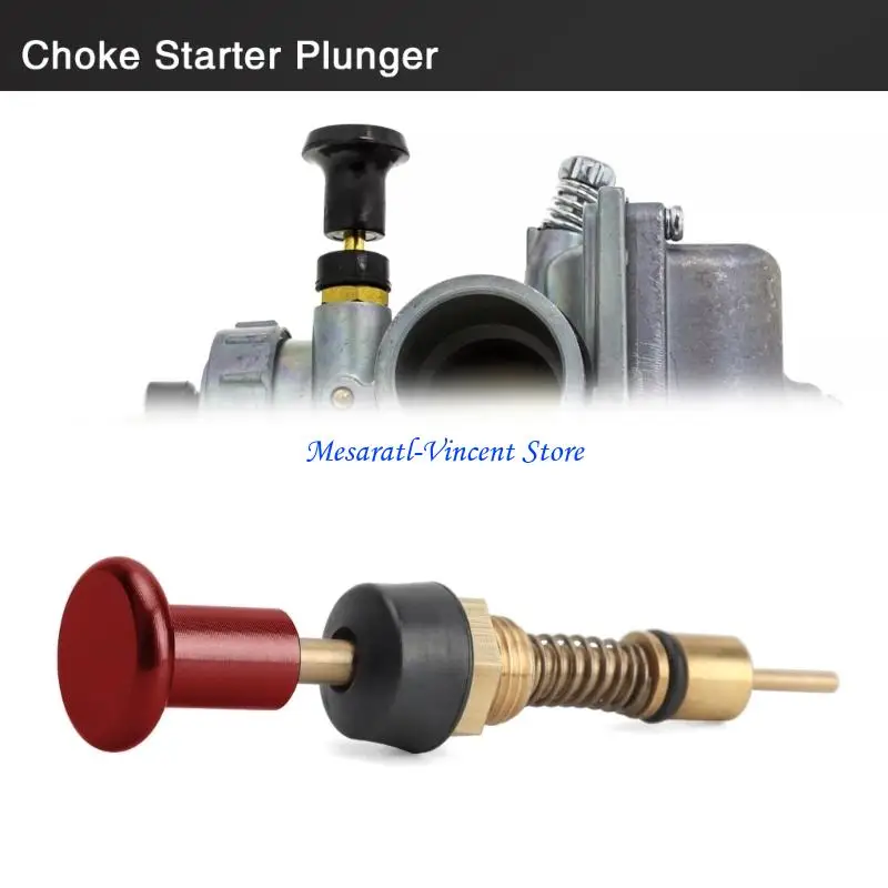 A70F Motorcycle Carburetor Pull Choke Lever Plunger Carburetor Starter Valves Accessories For Banshee 350 Blaster 200