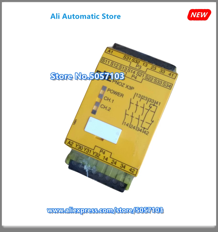 

PNOZ X3P Serial No. 777310 New Original Relay