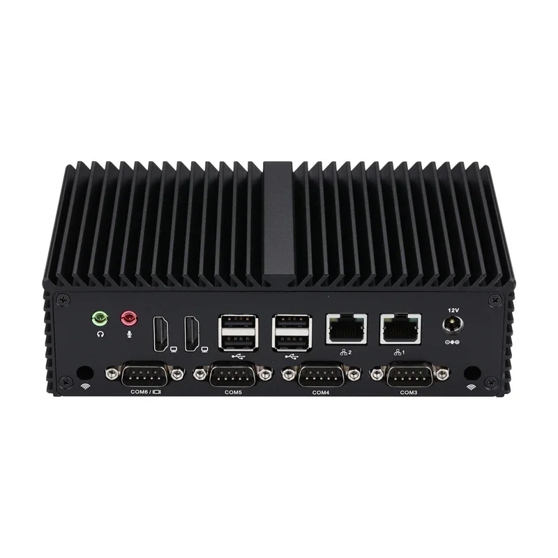 

Q10922X Ultra Compact N100 Processor Mini PC, 6 RS-232 Triple M.2 Slots Fanless Embedded Industrial PCs