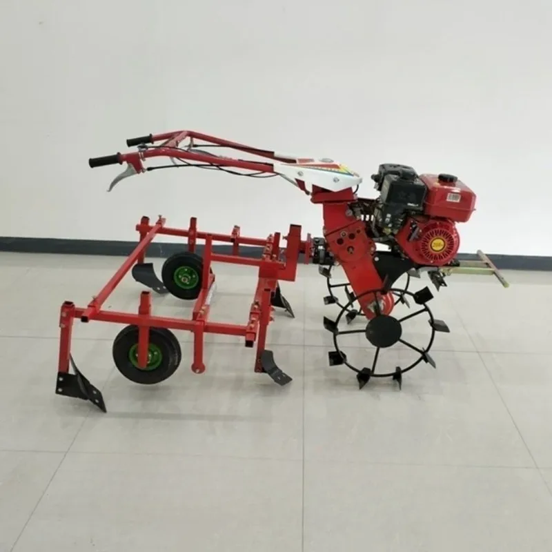 Micro Tiller Machine Suporte Trator Mulch, filme Colocando Ferramentas Agrícolas