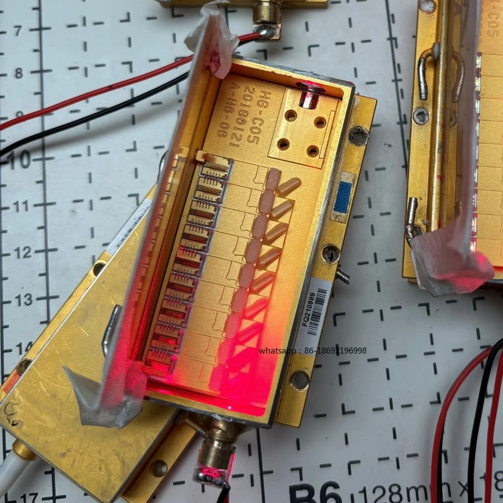 120W Raycus Pump Source, Red Coaxial Radiator, Constant Current Drive Board, High Temperature Protection Switch