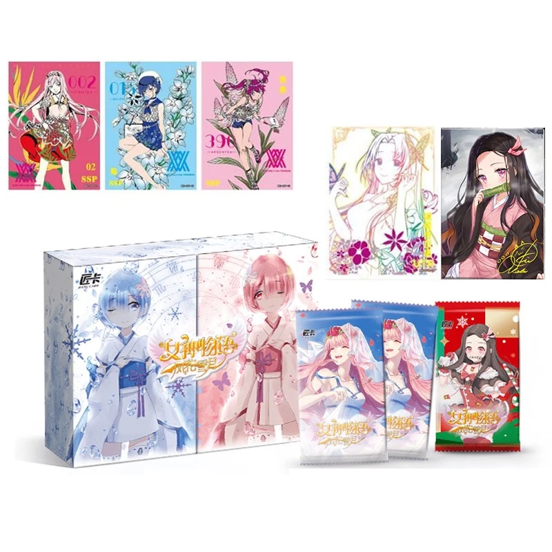 Goddess Story Sgr Xnr Collection Cards Christmas Box Anime Figures Child Kids Gift Game Card Table Toys For Family Birthday