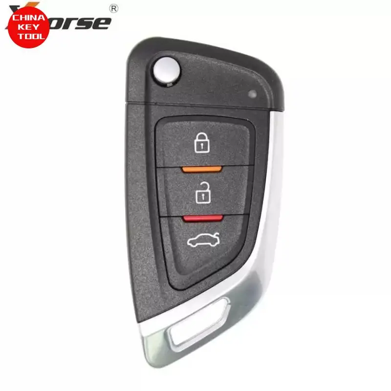 1 ชิ้น Xhorse VVDI Key Tool รีโมทกุญแจแบบพับได้ 3 ปุ่ม รุ่นใหม่สำหรับ BMW รุ่น XKKF02EN เวอร์ชันสากล