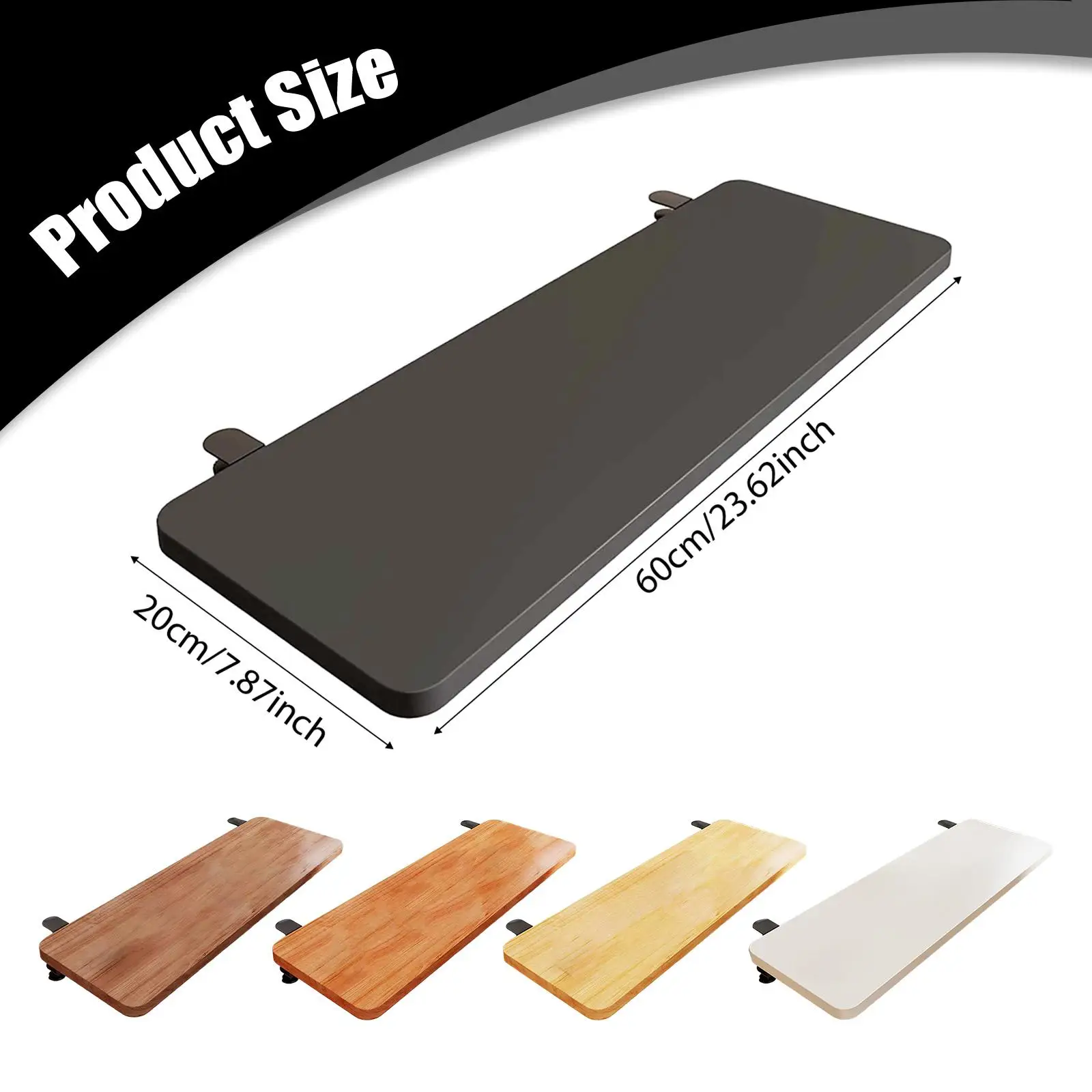 Desk Extender Tray Practical Accessories Space Saving Clamp on Ergonomic Desk Extender Board Wrist Support Easy Installation